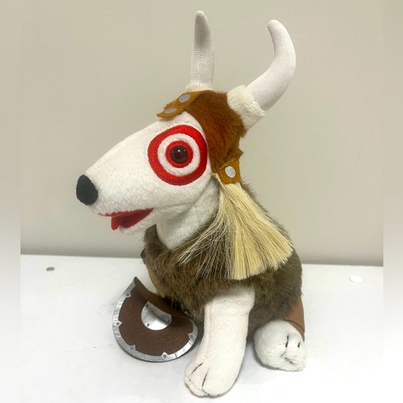 🌟 Adorable Target Bullseye Viking Dog! 🌟 - Picture 4 of 4